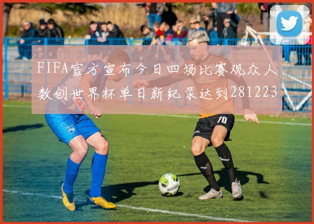 FIFA官方宣布今日四场比赛观众人数创世界杯单日新纪录达到281223人